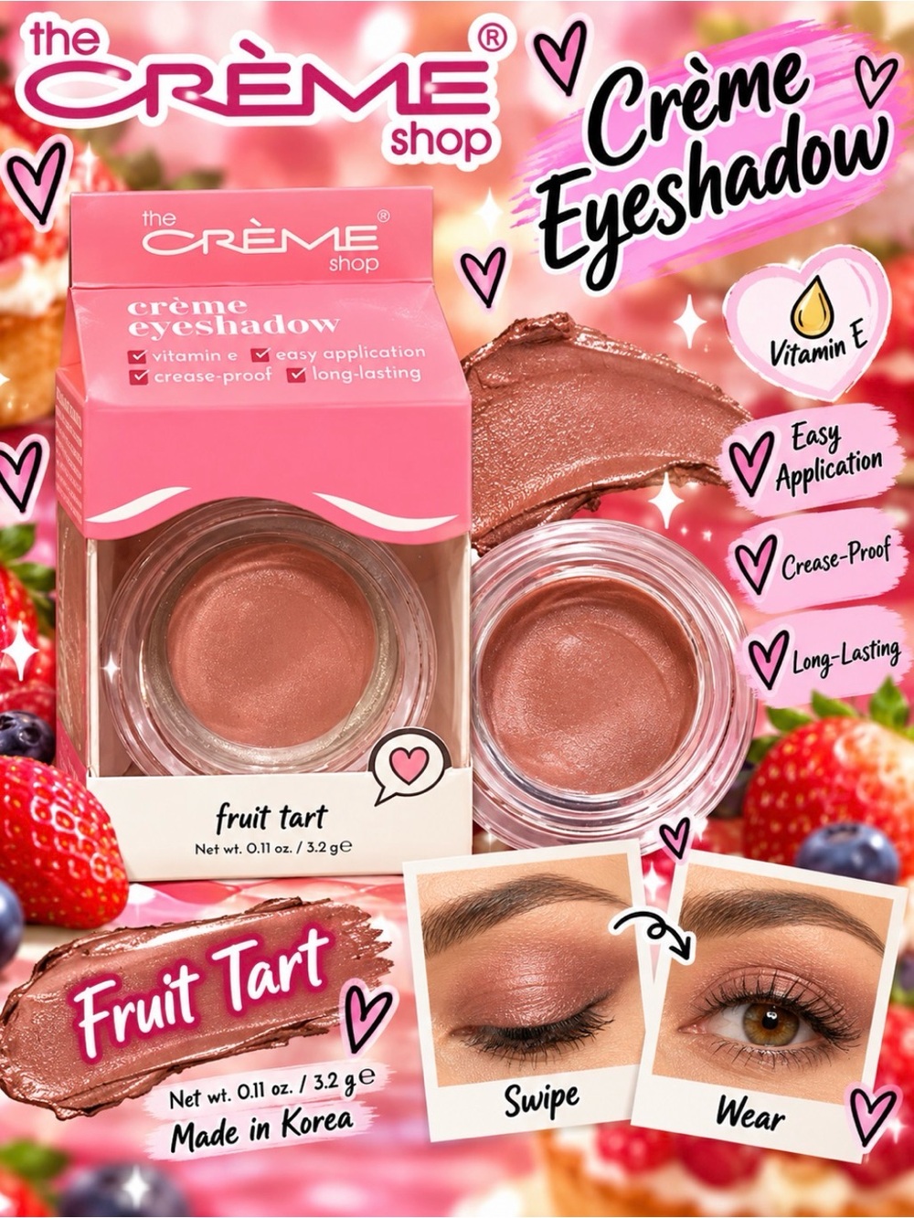 The Creme Shop Creme Eyeshadow - Fruit Tart